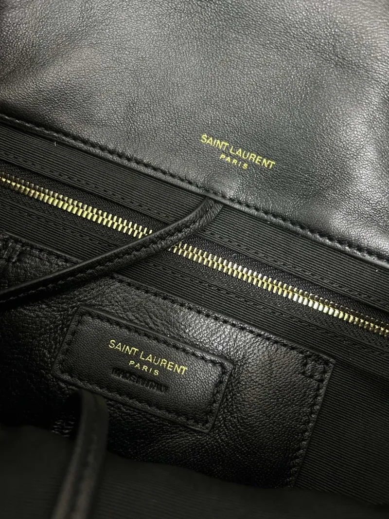 YSL Black Chain Shoulder Bag 763475 - Image 9