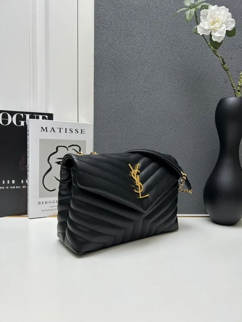 YSL Black Small Chain Shoulder Bag S8089 - Image 3