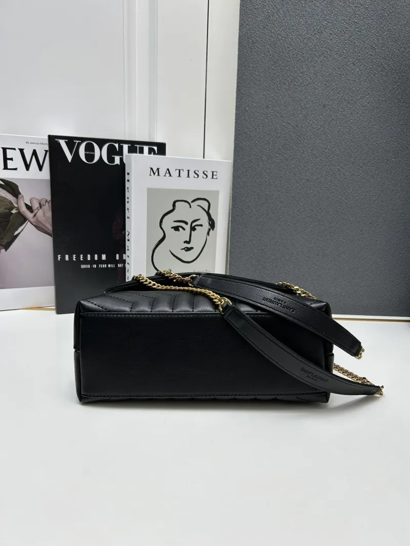 YSL Black Small Chain Shoulder Bag S8089 - Image 4