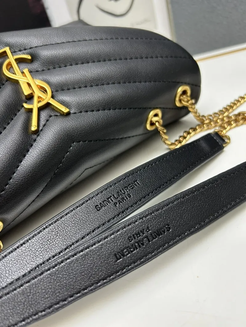 YSL Black Small Chain Shoulder Bag S8089 - Image 6