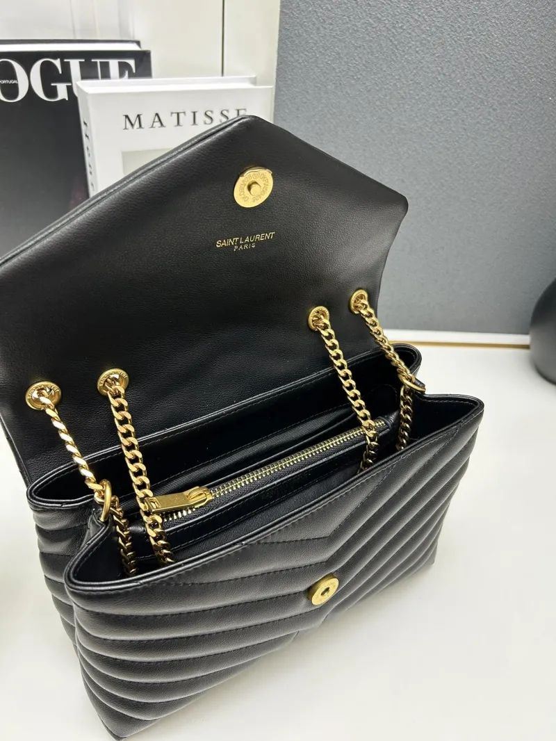 YSL Black Small Chain Shoulder Bag S8089 - Image 7