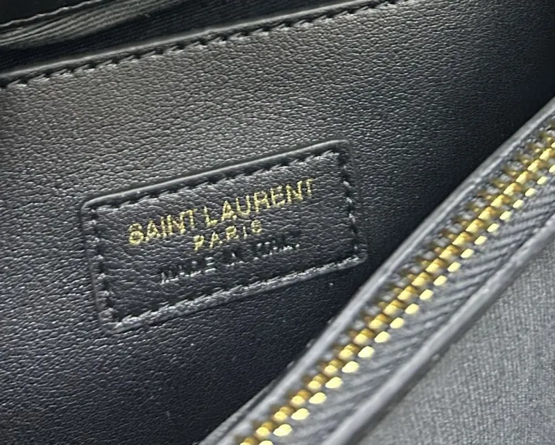 YSL Black Small Chain Shoulder Bag S8089 - Image 9