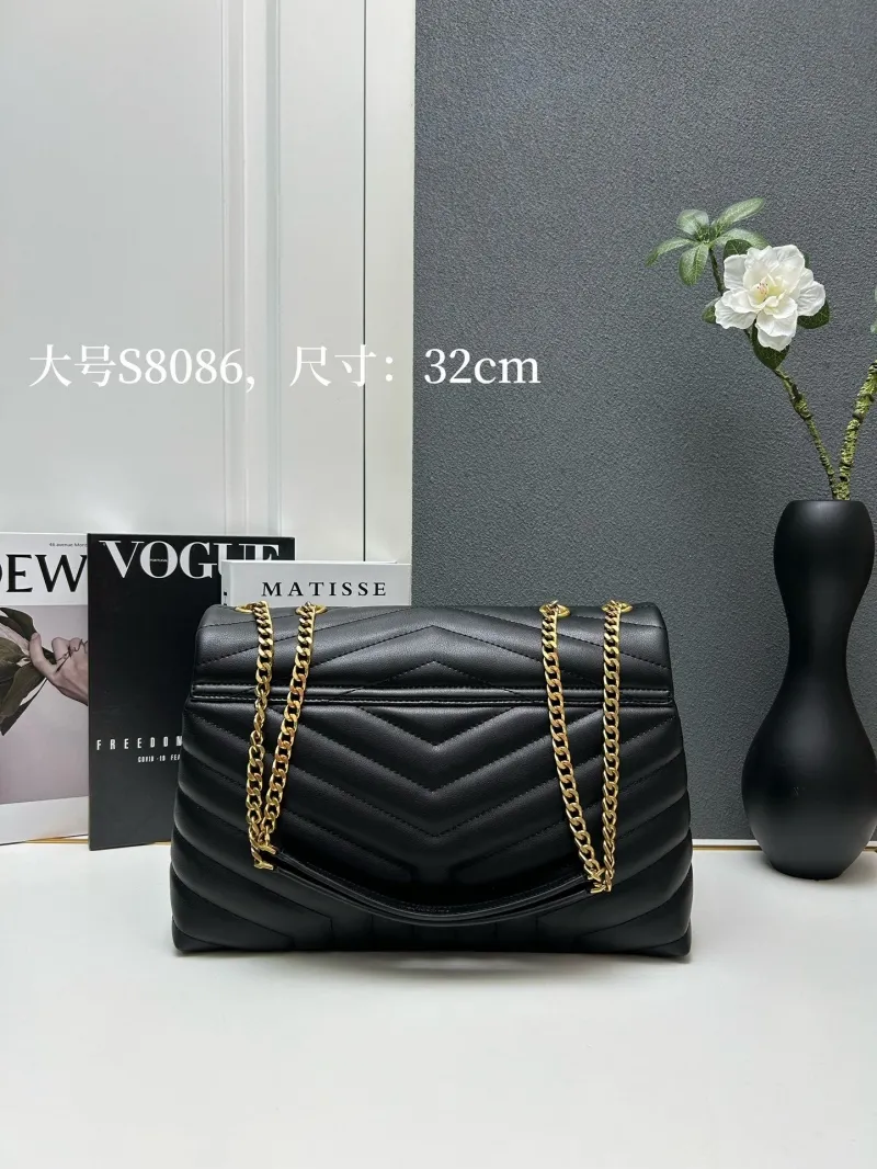 Alternative view of YSL Black Large Top Handle Bag S8086