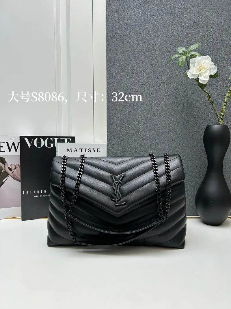 Alternative view of YSL Large S8086 Black Top Handle Bag 32cm