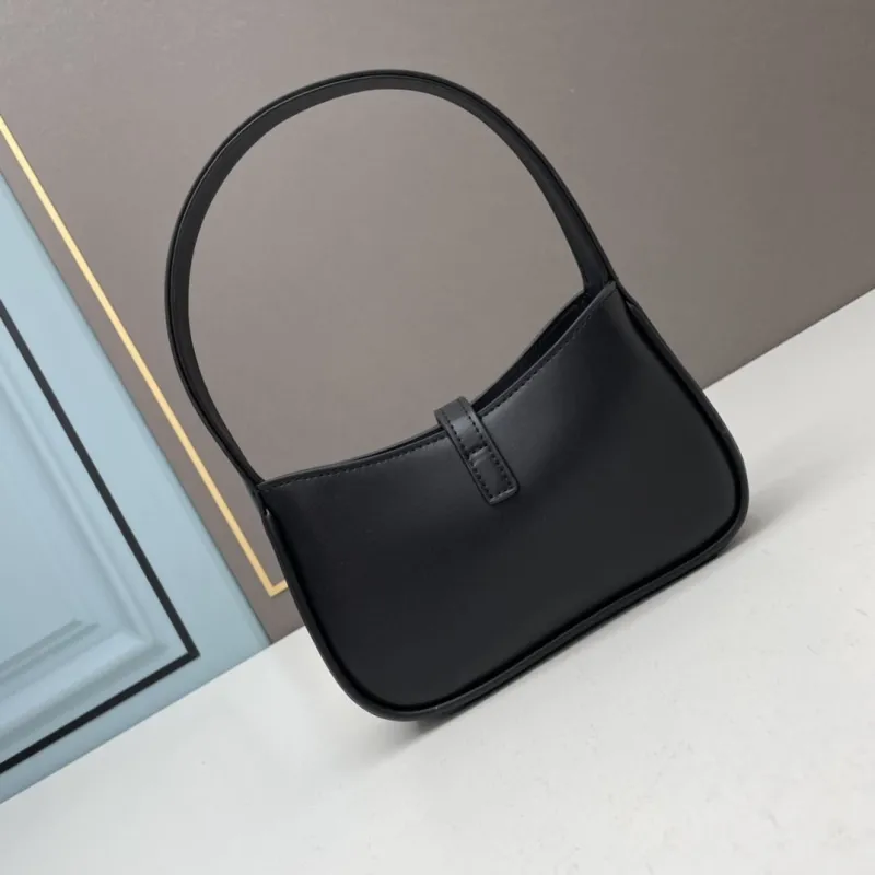 YSL Black Top Handle Hobo Bag 677 - Image 3