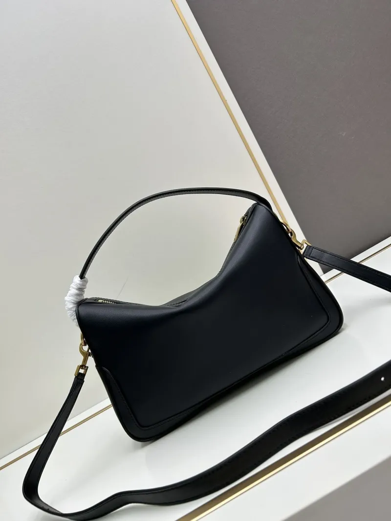 YSL Black Top Handle Bag 683 - Image 3