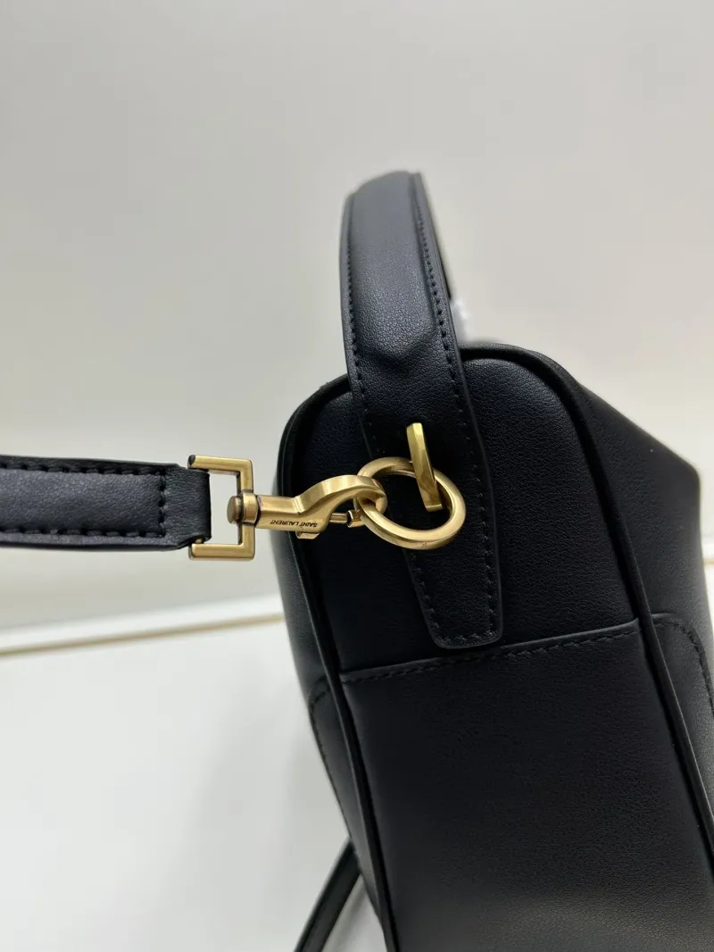 YSL Black Top Handle Bag 683 - Image 5