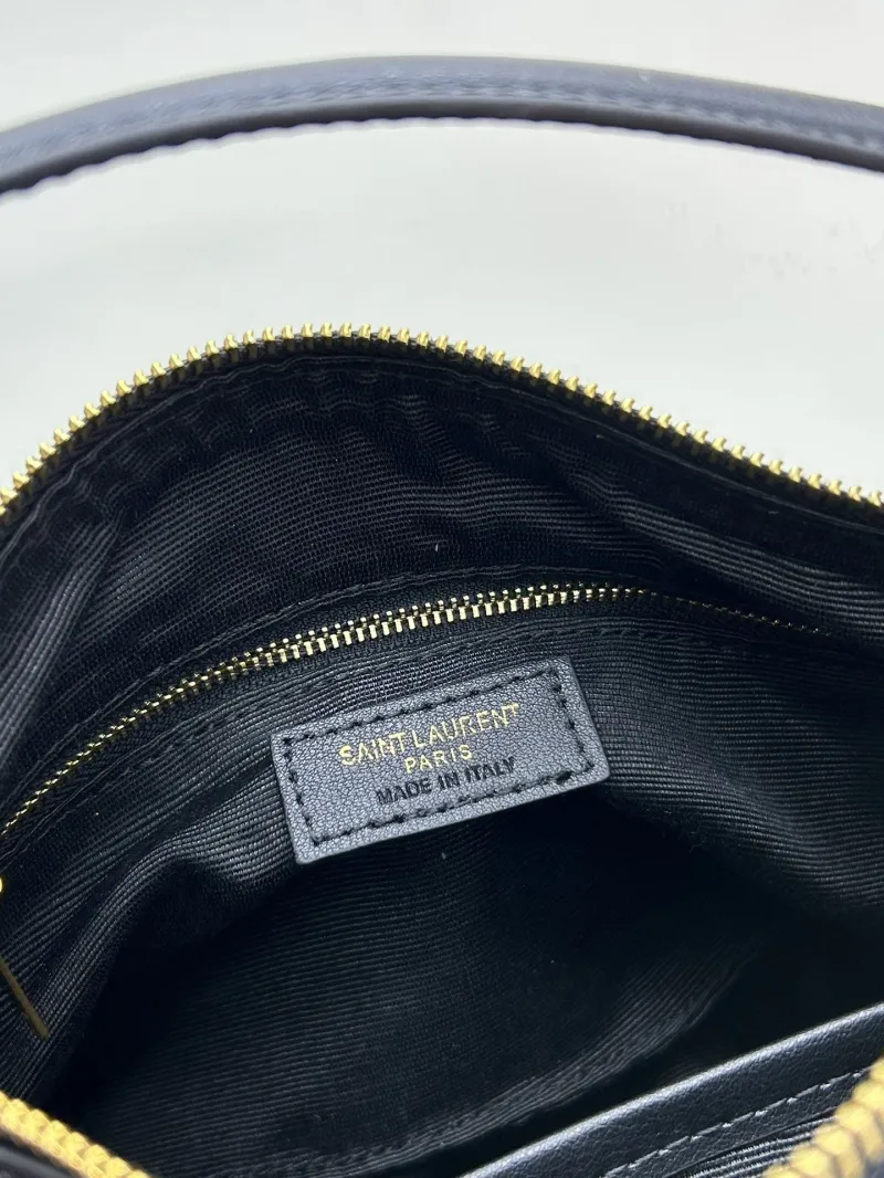 YSL Black Top Handle Bag 683 - Image 8
