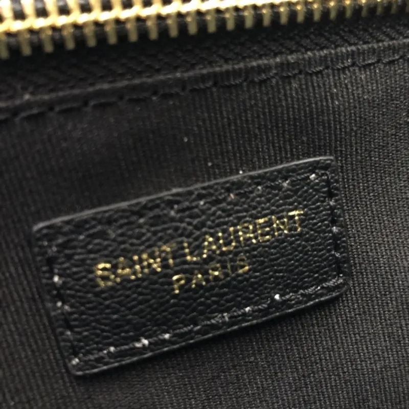 YSL Black Quilted Chain Shoulder Bag 86032 30cm - Image 9