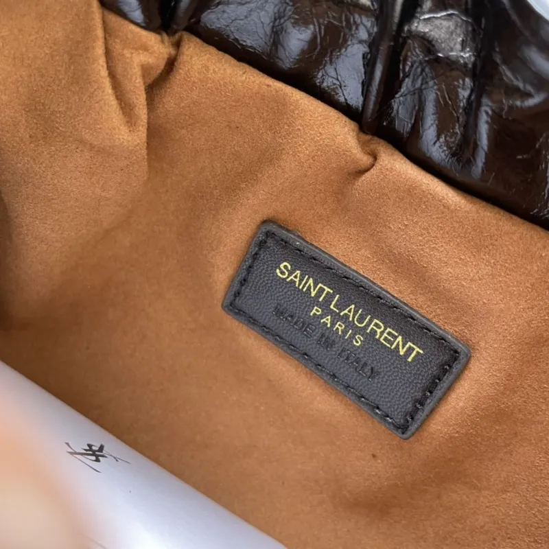 YSL Black Chain Shoulder Bag S08017 Size 24 - Image 9