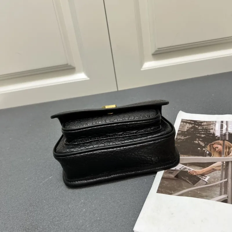 YSL Black Mini Chain Shoulder Bag S01002 - Image 9