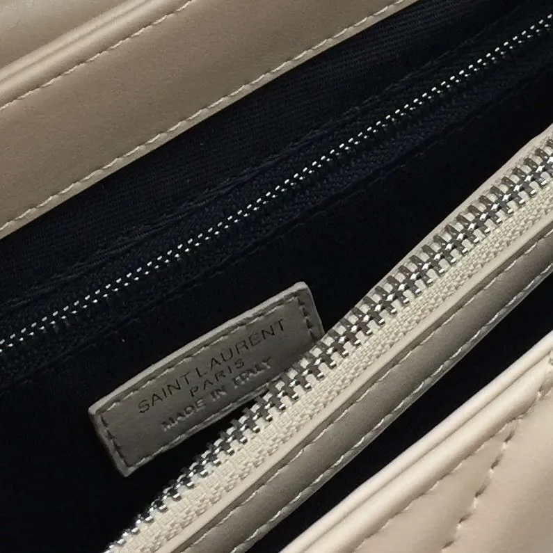 YSL Beige Chain Shoulder Bag 6966 - Image 9