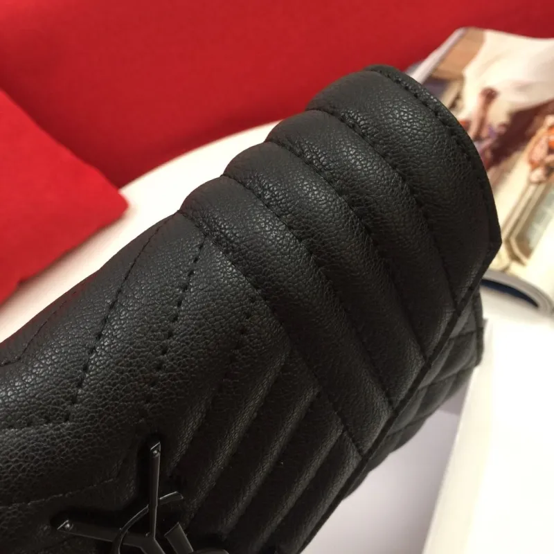 Saint Laurent Black Chain Shoulder Bag - Image 5