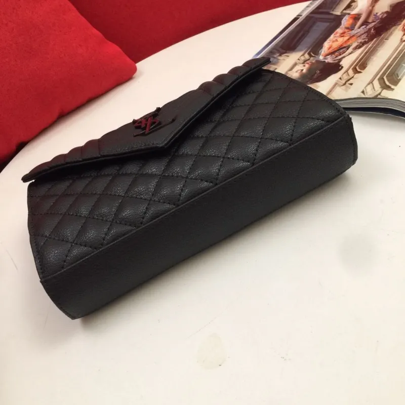 Saint Laurent Black Chain Shoulder Bag - Image 7