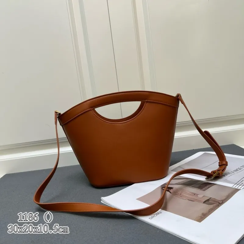 Alternative view of YSL Brown Top Handle Crossbody Bag 1186