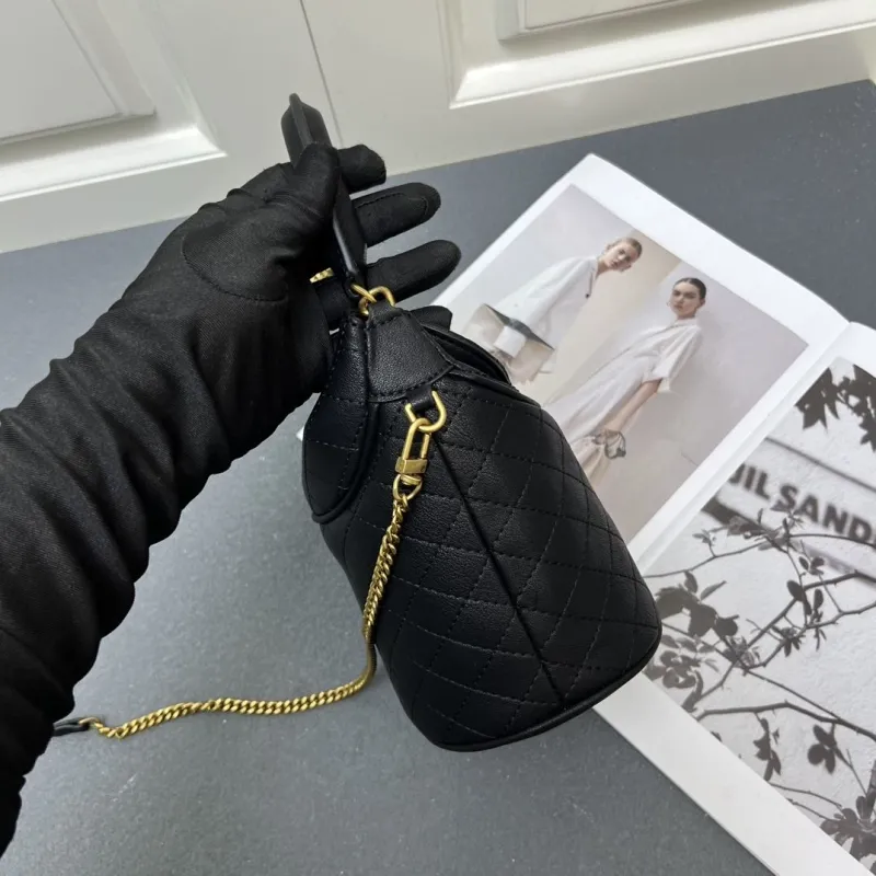 YSL Black Bucket Bag 738 - Image 4