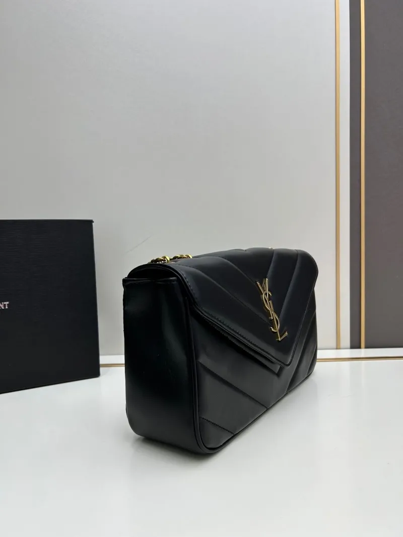 YSL Black Chain Shoulder Bag 6146 - Image 3