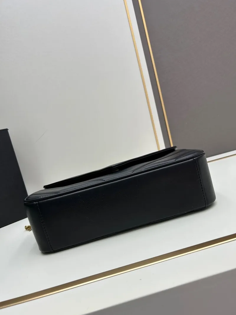 YSL Black Chain Shoulder Bag 6146 - Image 4