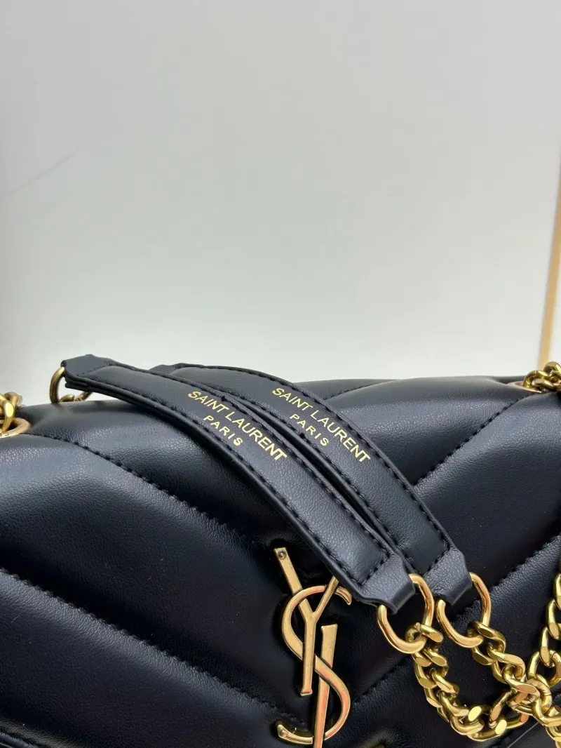 YSL Black Chain Shoulder Bag 6146 - Image 6