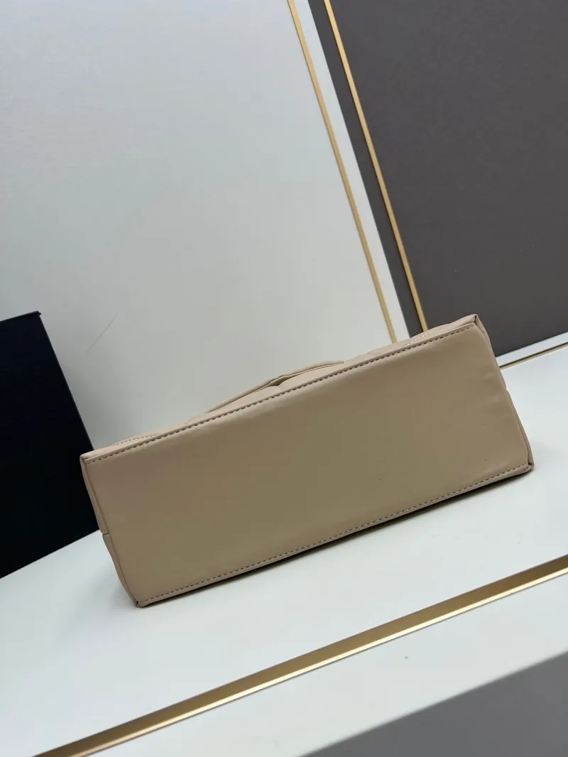 YSL Beige Quilted Chain Shoulder Bag 8819 - Image 4