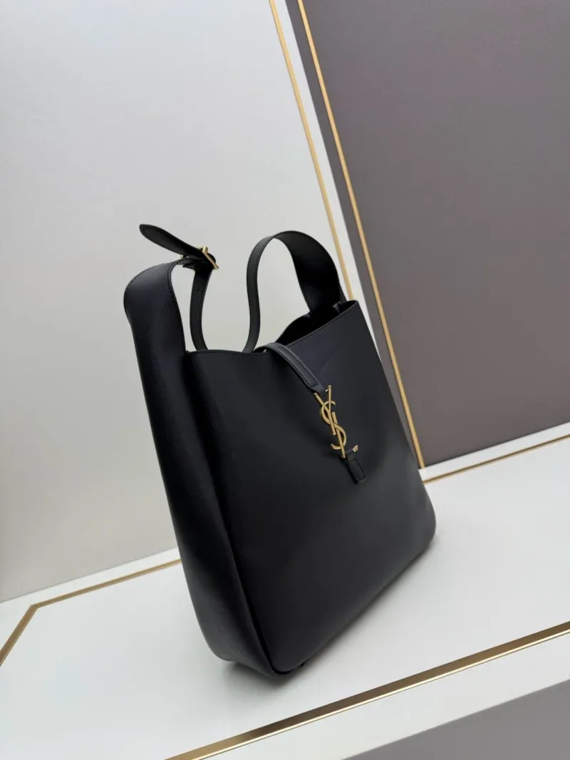 Alternative view of YSL Black Hobo Shoulder Bag 753