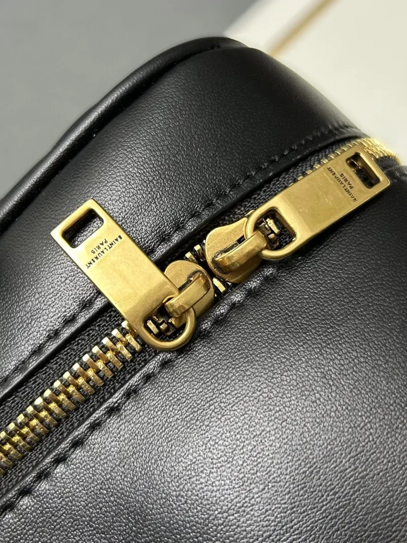 YSL Black Top Handle Bag S06015 - Image 6