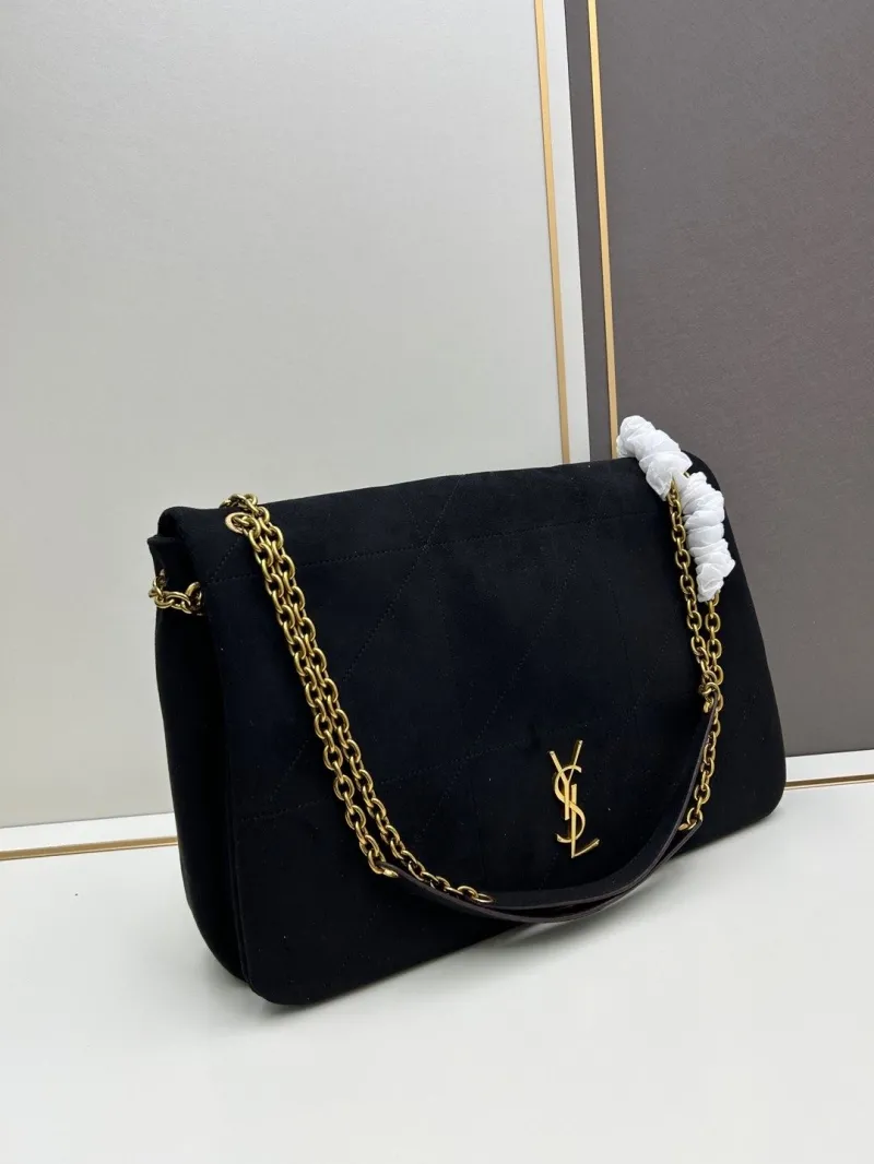 Alternative view of YSL Black Top Handle Bag 775