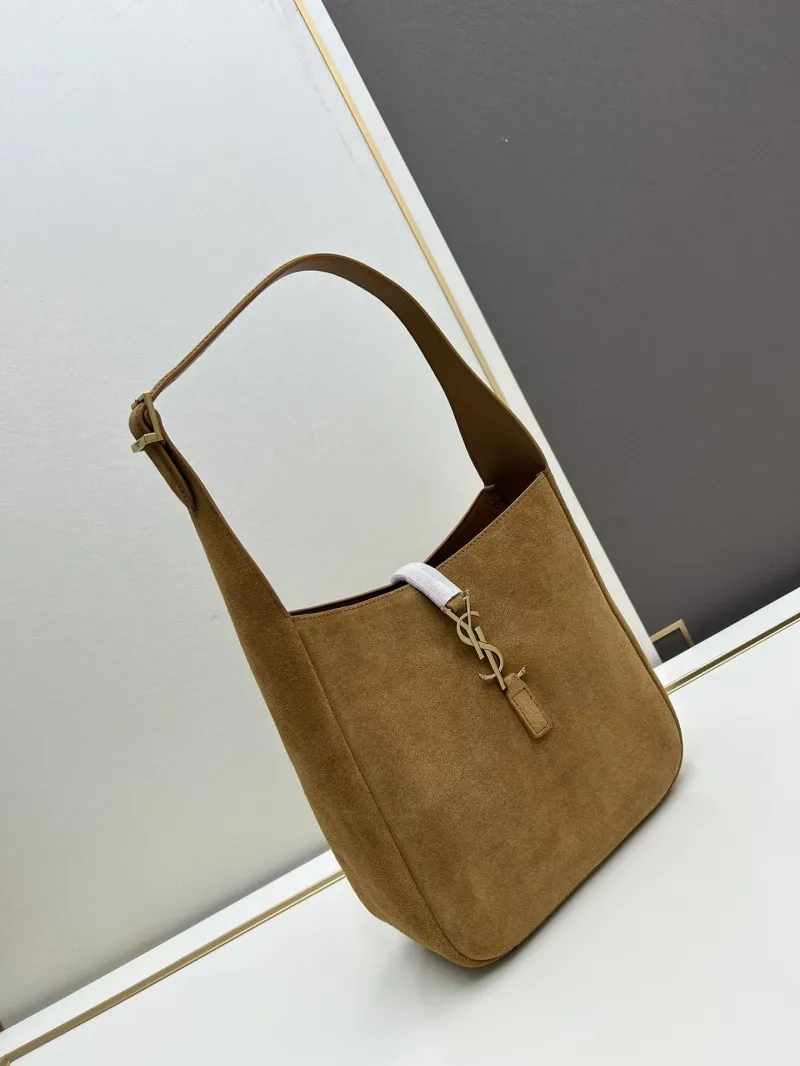 Alternative view of YSL Suede Brown Hobo Bag 779