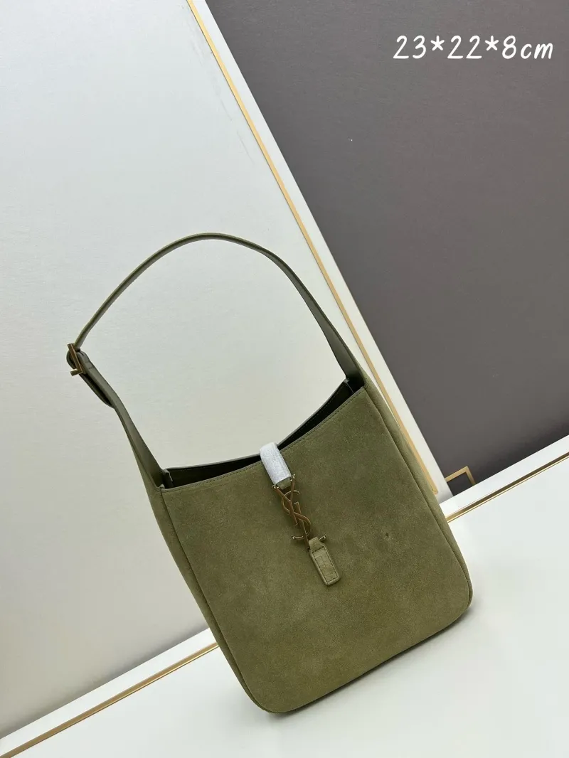 YSL Olive Green Top Handle Bag 780