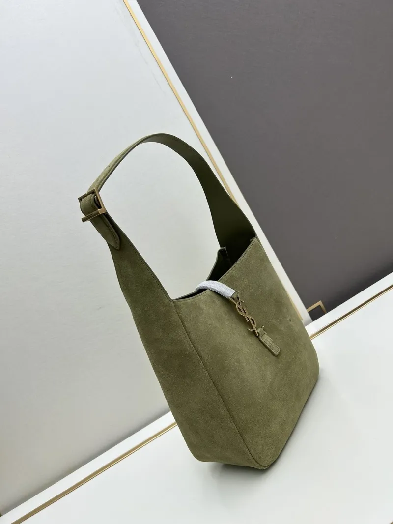 Alternative view of YSL Olive Green Top Handle Bag 780