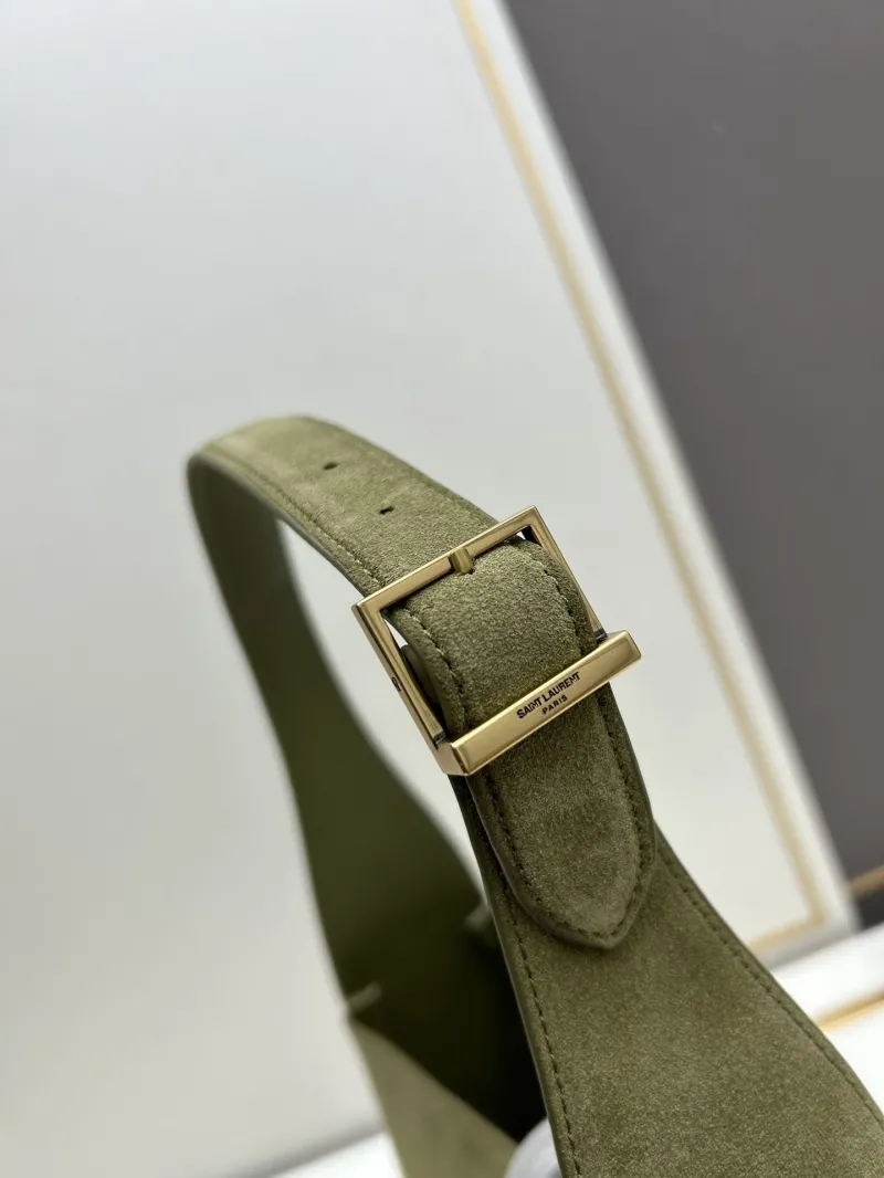 YSL Olive Green Top Handle Bag 780 - Image 5