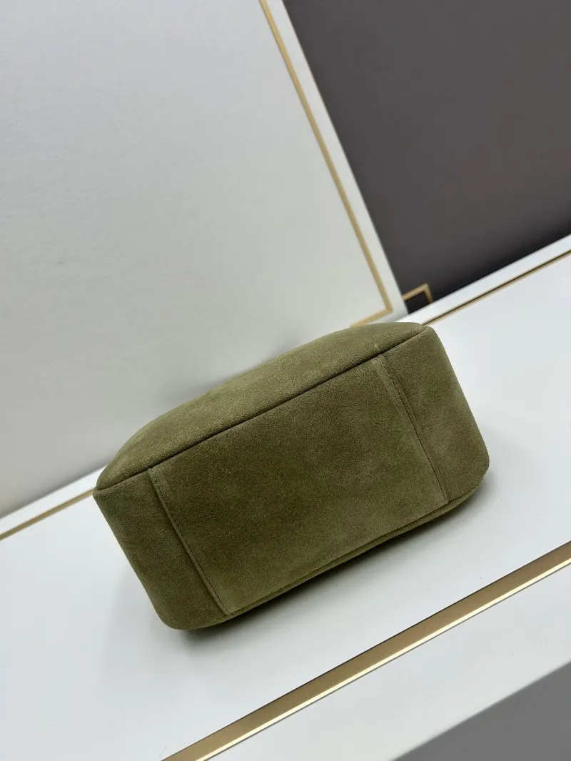 YSL Olive Green Top Handle Bag 780 - Image 6