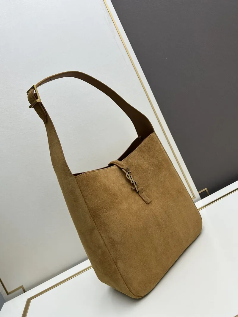 Alternative view of YSL Tan Suede Hobo Bag 782