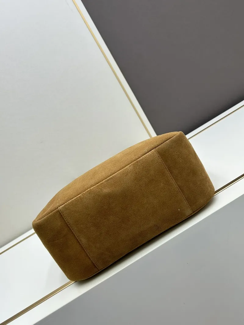 YSL Tan Suede Hobo Bag 782 - Image 6