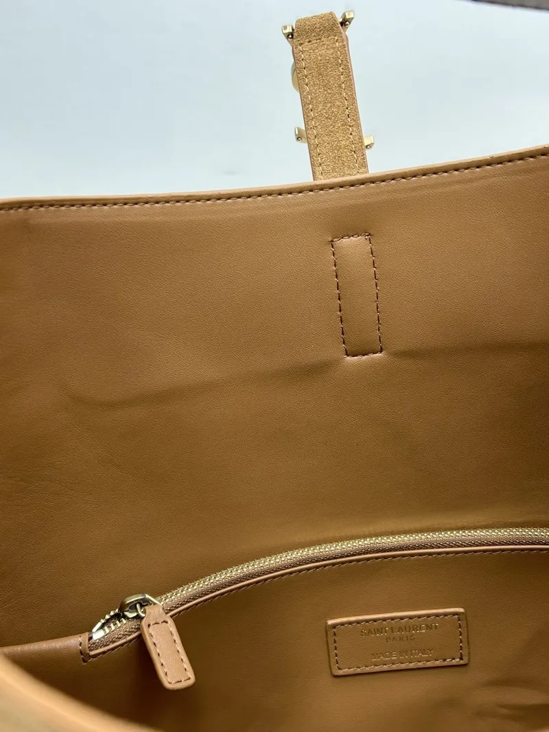 YSL Tan Suede Hobo Bag 782 - Image 8