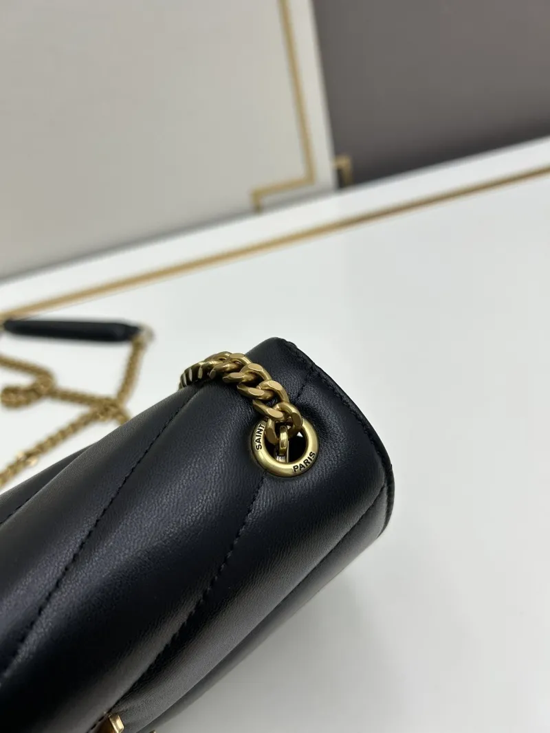 YSL Black Chain Shoulder Bag Model 821749 - Image 5