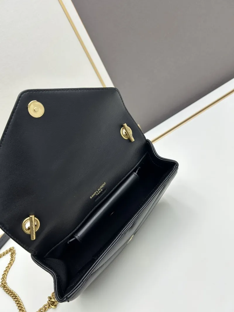 YSL Black Chain Shoulder Bag Model 821749 - Image 7