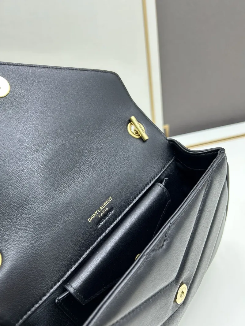YSL Black Chain Shoulder Bag Model 821749 - Image 8