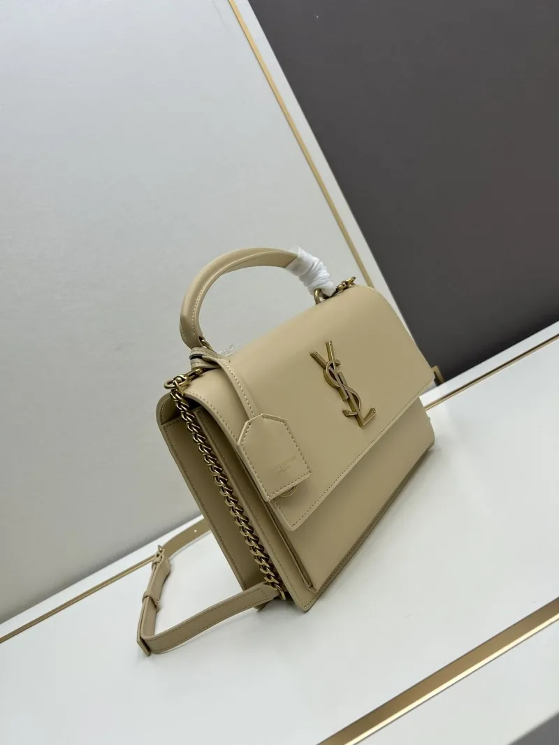 Alternative view of YSL Beige Top Handle Shoulder Bag 634723