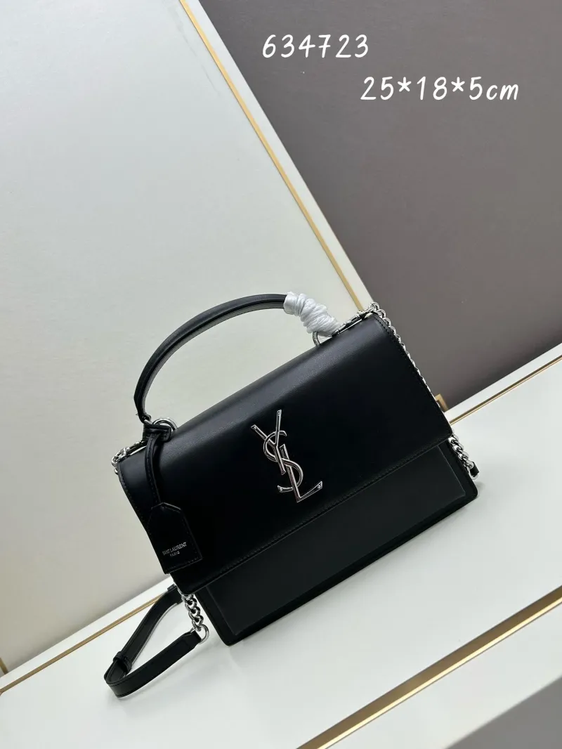 YSL Black Top Handle Bag 634723
