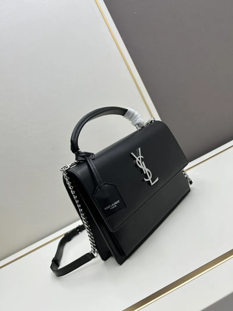 Alternative view of YSL Black Top Handle Bag 634723