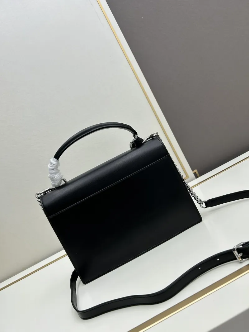 YSL Black Top Handle Bag 634723 - Image 3