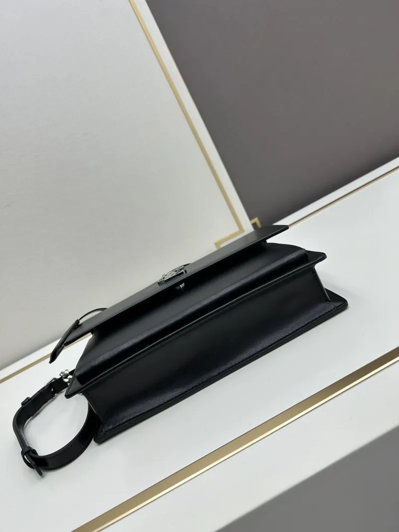 YSL Black Top Handle Bag 634723 - Image 6