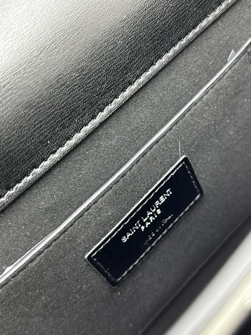 YSL Black Top Handle Bag 634723 - Image 8