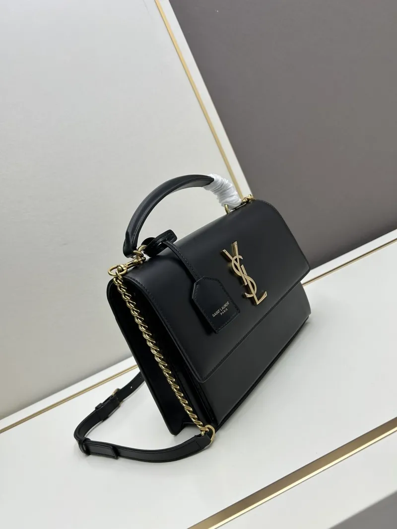 Alternative view of YSL Black Top Handle Bag 634723