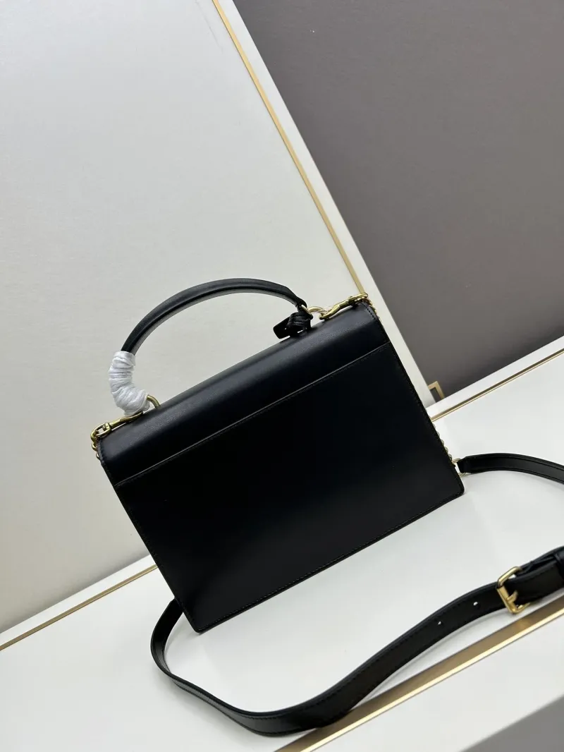 YSL Black Top Handle Bag 634723 - Image 3