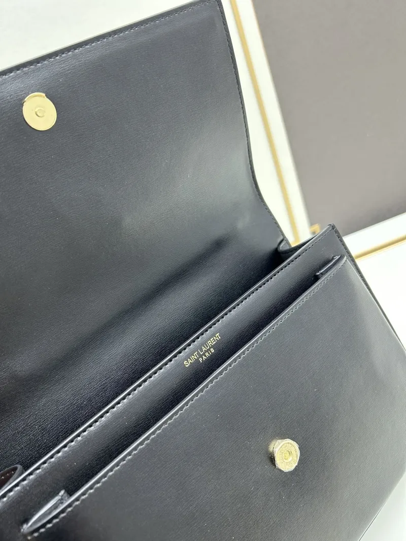 YSL Black Top Handle Bag 634723 - Image 8