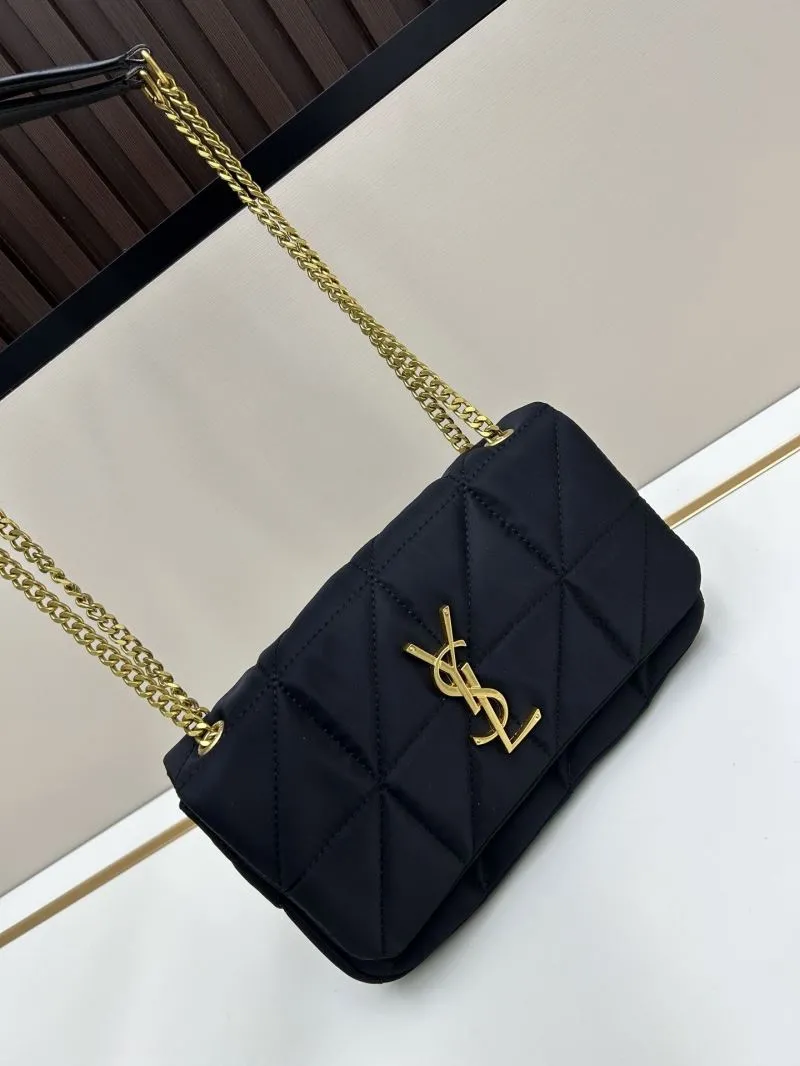Alternative view of YSL Black Quilted Chain Shoulder Bag 60911