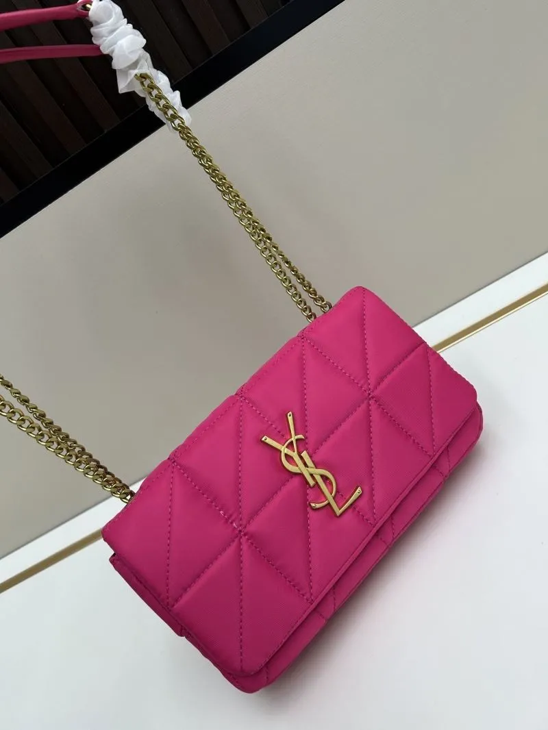 Alternative view of YSL Fuchsia Quilted Shoulder Bag 60911