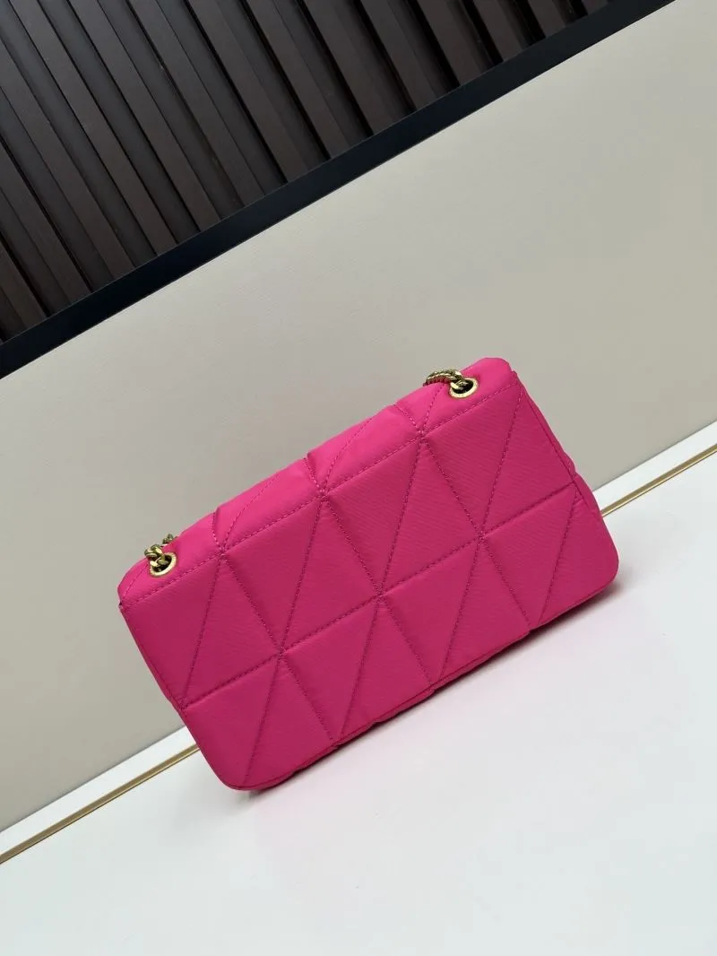 YSL Fuchsia Quilted Shoulder Bag 60911 - Image 3